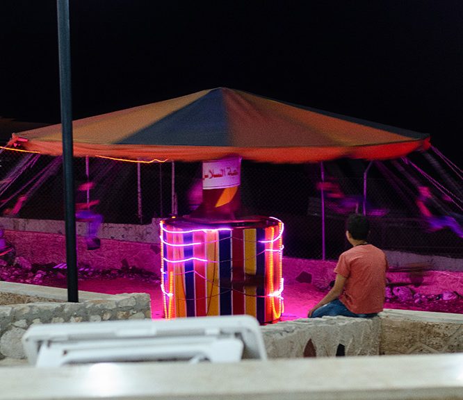 Night ride in Al Aqaba